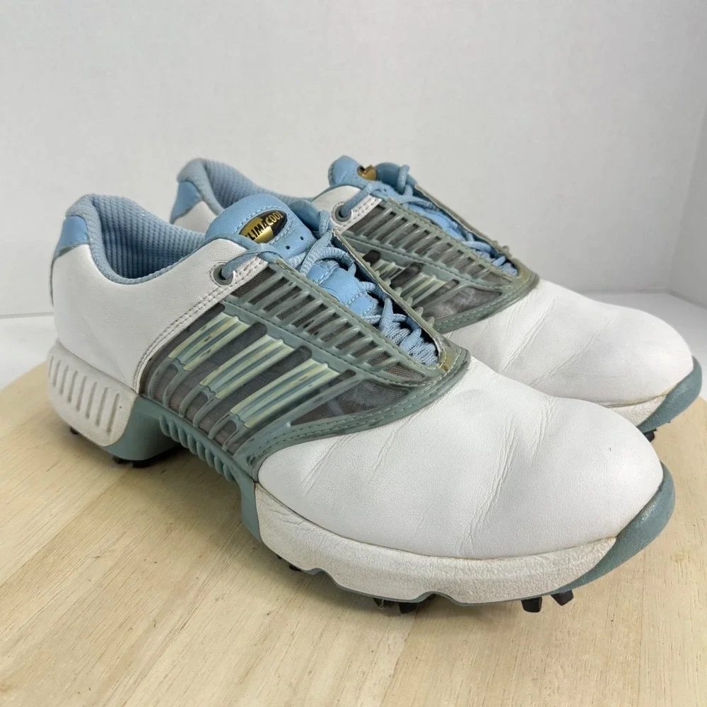 ADIDAS Women's Golf Shoes ClimaCool Blue/White Size 10